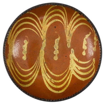 redware plate